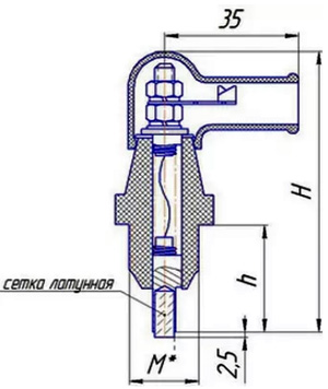 Рис.1. Чертеж щеткодержателя ЭМЩ 2А-20