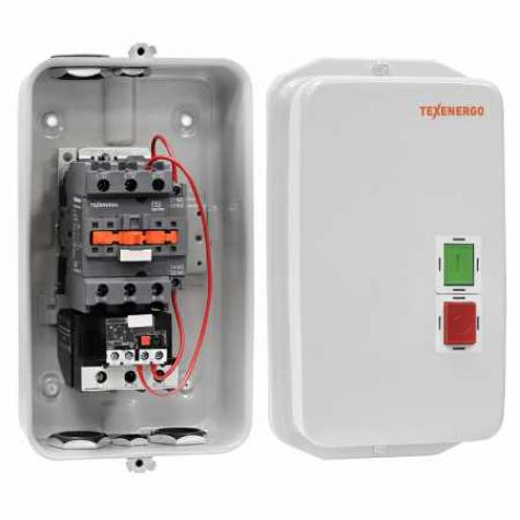 Пускатель магнитный ПМЛ 4220-65  400В  65А  1з+1р  У2 Б   РТЛ 2059-М2 (48-65А)  Теxenergo фото 1