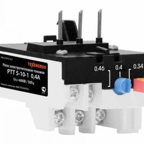 Реле эл. тепловое токовое РТТ 5-10 -1     0,4А   (0.34А-0.46А) фото 1