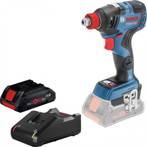 Гайковерт аккумуляторный BOSCH GDX 18 V-200 C с бесщеточным двигателем [0615990M46] 1х4,0Ач, картон фото 1