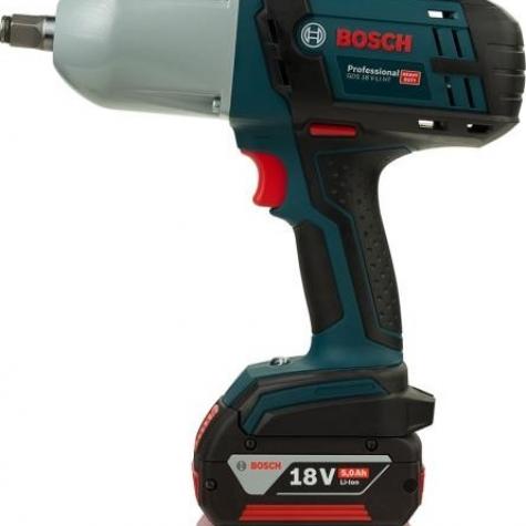 Гайковерт аккумуляторный BOSCH GDS 18 V-LI HT ударный [06019B1301] 2х3,0Ач фото 1