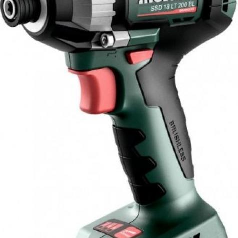 Гайковерт аккумуляторный METABO SSD 18 LT 200 BL ударный без АКБ и ЗУ, бесщеточный [602397850] Картон фото 1