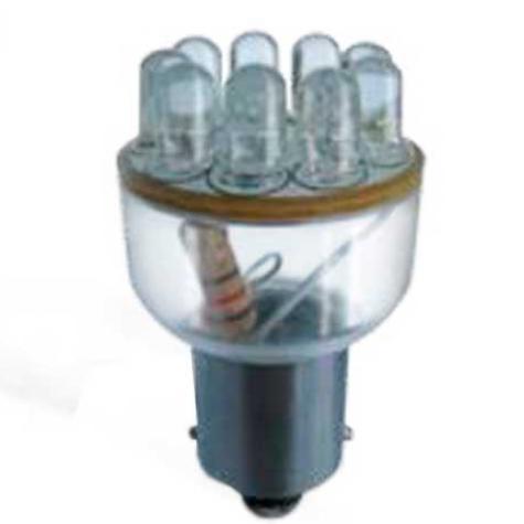 Лампы светодиодные с цоколем BA15s, 9LED фото 1